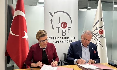 Türkiye Binicilik Federasyonu ve Türk Reasürans İş Birliği Protokolü İmzaladı