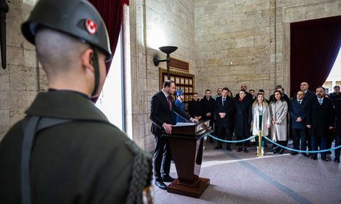 Türkiye Hentbol Federasyonu Anıtkabir'i Ziyaret Etti