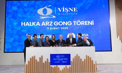 Vişne Madencilik Borsa İstanbul'da Gong Töreniyle İşleme Açıldı