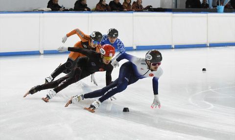 Erzurum'da Short Track Türkiye Şampiyonası Tamamlandı
