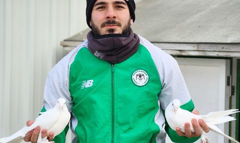 Konyasporlu Oğulcan'ın Güvercinlerle Stres Atma Yöntemi