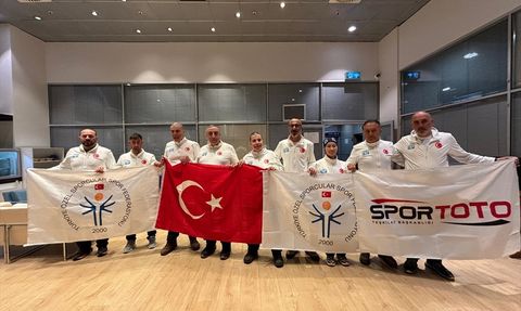Özel Sporcular Kayak Milli Takımı Fransa'da