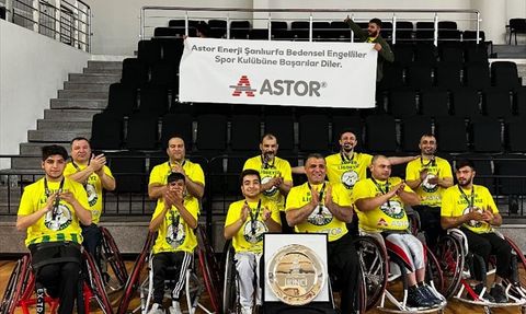 Şanlıurfa Engelli Basketbol Takımı Süper Lig Sevinci