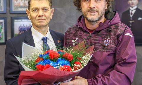 Trabzonspor'da Fatih Tekke'ye Hayırlı Olsun Ziyareti