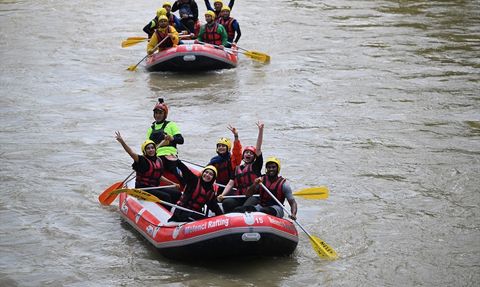 Düzce'de Rafting Coşkusu