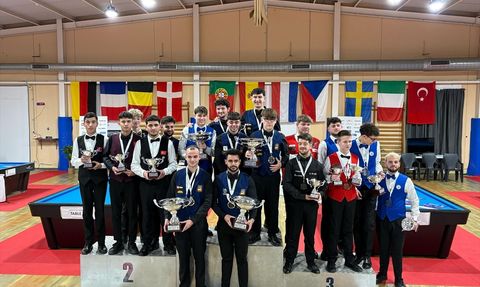 Milli Bilardocular Avrupa'dan Bronz Madalya İle Döndü