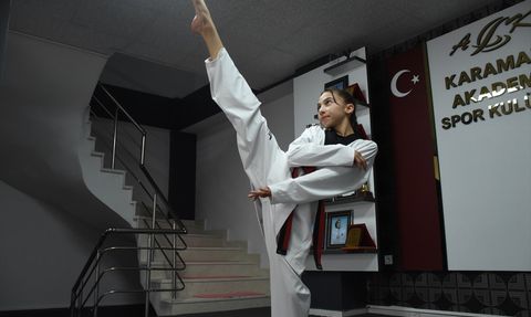 Milli Tekvandocu Bilge Nisa, Dünya Şampiyonluğu İçin Hazırlanıyor