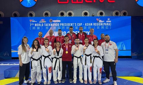 Para Tekvando Milli Takımı'ndan Çin'de Başarı