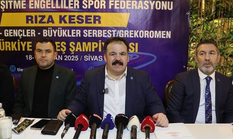 Sivas İşitme Engelliler Türkiye Güreş Şampiyonası'na Hazır