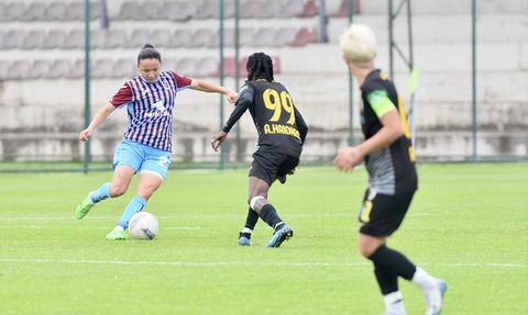Trabzonspor Kadın Futbol Takımı, ALG Spor'u Farkla Geçti