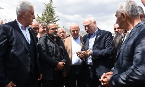 TZOB Genel Başkanı Bayraktar Malatya'da Kayısı Bahçelerini İnceledi