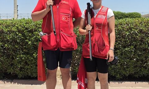 Yavuz İlnam ve Rümeysa Pelin Kaya Kuveyt'te Altın Madalya Kazandı