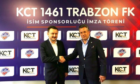 1461 Trabzon FK ve KCT Arasında İsim Sponsorluk Anlaşması