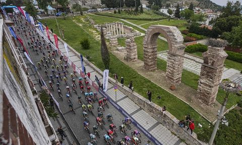 60. Cumhurbaşkanlığı Türkiye Bisiklet Turu'nda Altıncı Etap Heyecanı