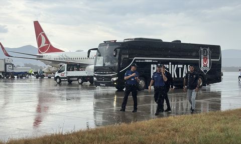 Beşiktaş Takımı Bodrum'a Varış Yaptı