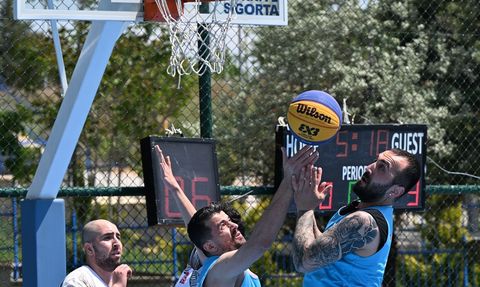 Gaziantep'te Türkiye Sigorta 3x3 Basketbol Turnuvaları Devam Ediyor