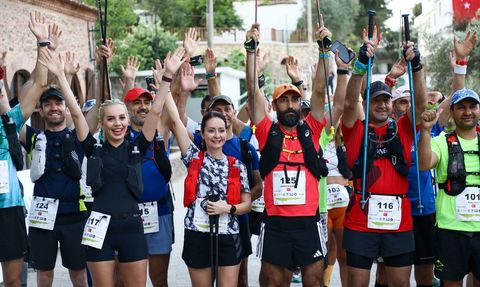 İzmir'de Efeler Yolu Ultra Trail Yarışları Başladı