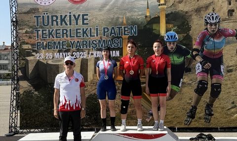 Karaman'da Türkiye Tekerlekli Paten Eleme Yarışması Yapıldı