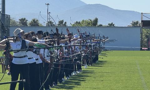 Samsun'da Okul Sporları Türkiye Okçuluk Şampiyonası Başladı