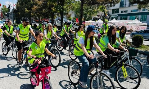 12. Yeşilay Bisiklet Turu İç Anadolu'da Gerçekleşti