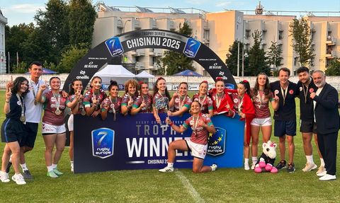 Kadın 7'li Ragbi Milli Takımı Avrupa Trophy Serisi'nde Şampiyon Oldu