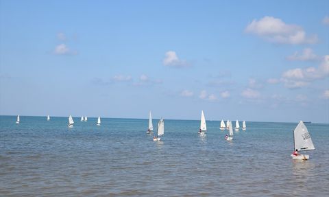 Trabzon'da Denizcilik ve Kabotaj Bayramı Yelken Yarışları Heyecanı