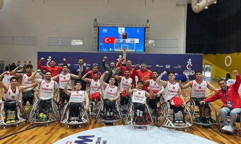 Türkiye, 23 Yaş Altı Tekerlekli Sandalye Basketbol Dünya Şampiyonası'na Güçlü Bir Başlangıç Yaptı