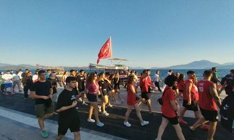 26. Üniversiteler Yaşar Sevim Plaj Hentbolu Türkiye Şampiyonası Köyceğiz'de Başladı