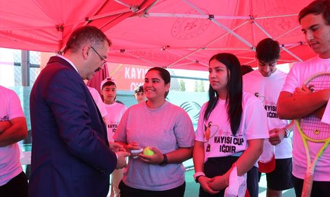 5. Kayısı Cup Tenis Turnuvası Başladı