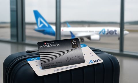 AJet'in Miles&Smiles İş Birliği ile Yolculara Mil Puan Fırsatı