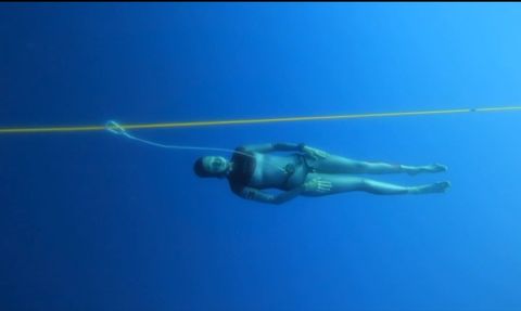 Birgül Erken Serbest Dalış Türkiye Şampiyonası'nda Rekor Kırdı