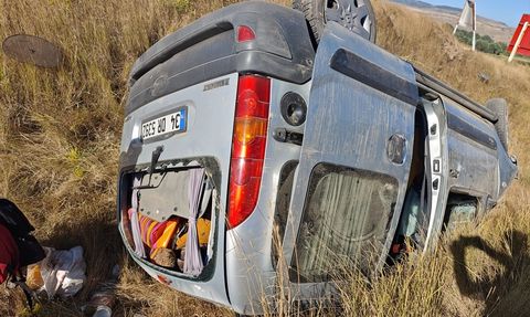 Çankırı'da Hafif Ticari Araç Devrildi: 1 Ölü, 2 Yaralı