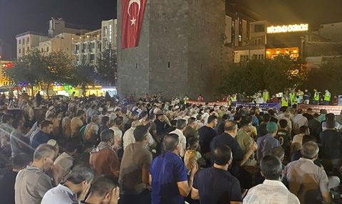 Diyarbakır'da Gazze Saldırılarına Karşı Protesto