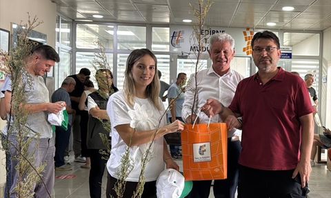 Edirne'de Fidan Hediye Kampanyası Başlatıldı