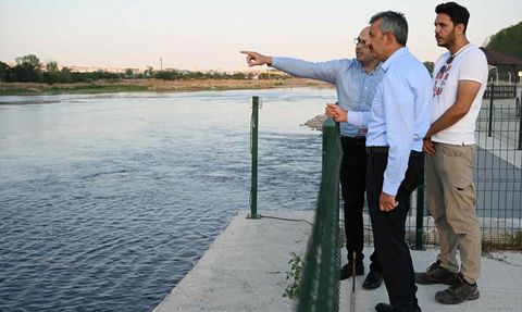 Edirne'de Kuraklıkla Mücadele: Meriç Nehri'ne Su Salındı