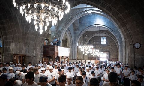 Erzurum'da 6 Bin Çocuk Tarihi Camide Buluştu