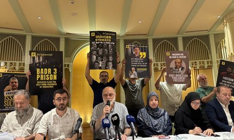 İstanbul'da Mısırlı Mahkumlar İçin Basın Toplantısı Düzenlendi