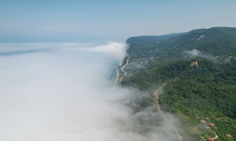 Kastamonu'da Dron ile Görüntülenen Sis Olayı