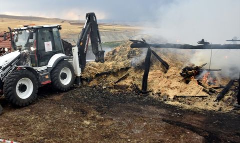 Kırıkkale'de Anız Yangını Kontrol Altına Alındı