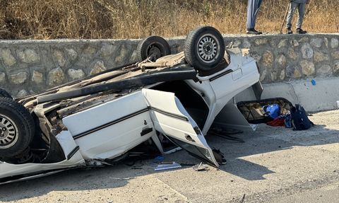 Kocaeli'de Devriye Otomobil Kazası: 4 Yaralı