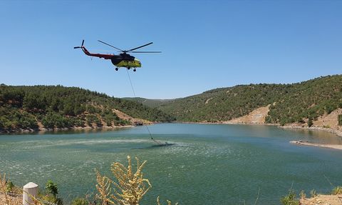 Manisa'da Orman Yangını Kontrol Altına Alındı