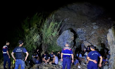 Marmaris'te Düzensiz Göçmen Yakalamaları