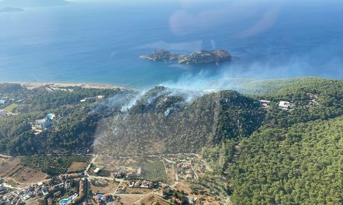 Muğla'da Orman Yangınına Hızlı Müdahale