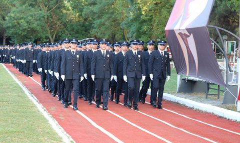 Samsun'da 489 Polis Adayı Mezuniyet Sevinci Yaşadı