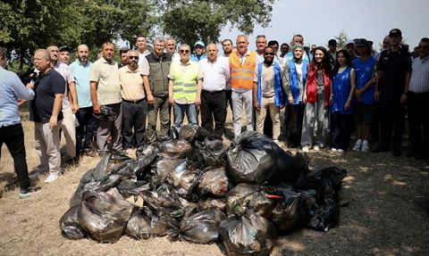Samsun'da Orman Yangınlarını Önlemek İçin Temizlik Etkinliği