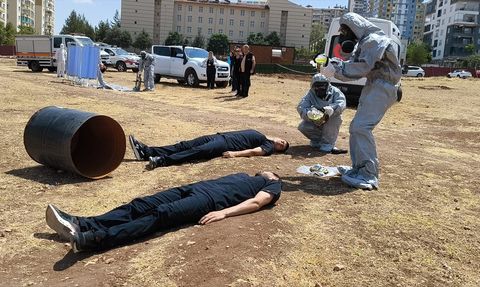 Siirt Eğitim ve Araştırma Hastanesi KBRN Tatbikatı Düzenledi