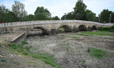 Tunca Nehri'nde Su Akışı Durdu
