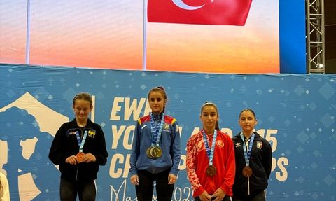 Yıldızlar ve 15 Yaş Altı Avrupa Halter Şampiyonası'nda Başarı