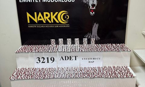 Adana'da Uyuşturucu Hap Operasyonu