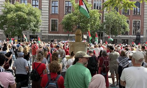 Amsterdam'da Filistin'e Destek Gösterisi Düzenlendi